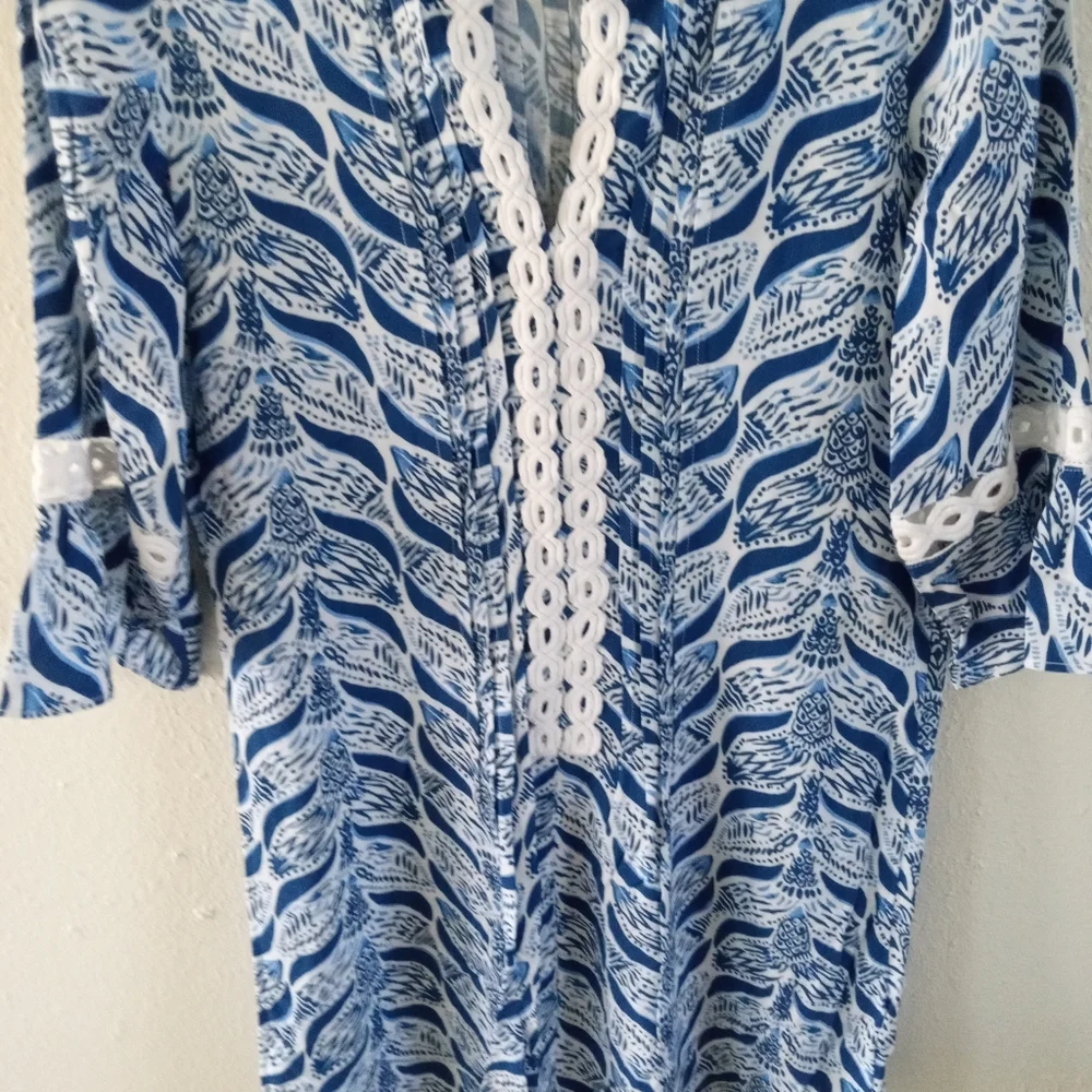 LILLY PULITZER Hollie Mermaid Tail Tunic Top/Dress | XXS - Picture 5 of 10